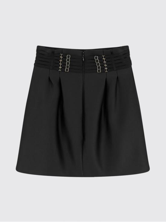 26SS 엘리자베타프랜치 숏 스커트 GO18962E2 110 Black - ELISABETTA FRANCHI