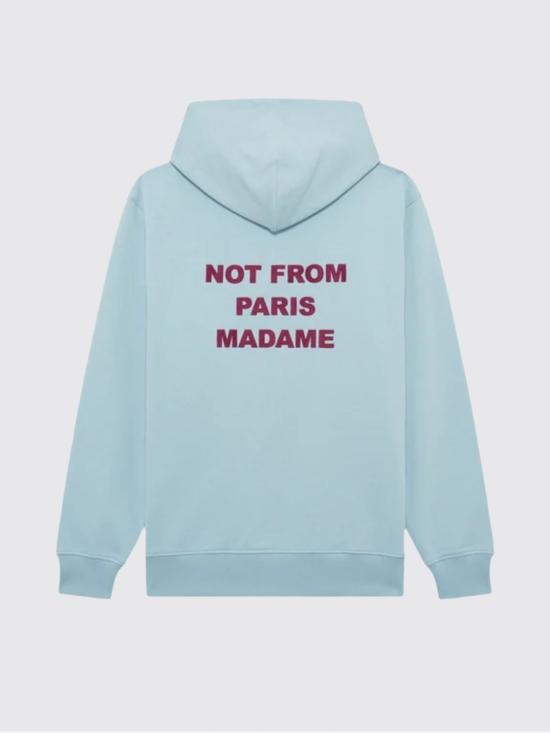 26SS 드롤드무슈 후드 티셔츠 KHO162CO127 ATBL Blue - DROLE DE MONSIEUR