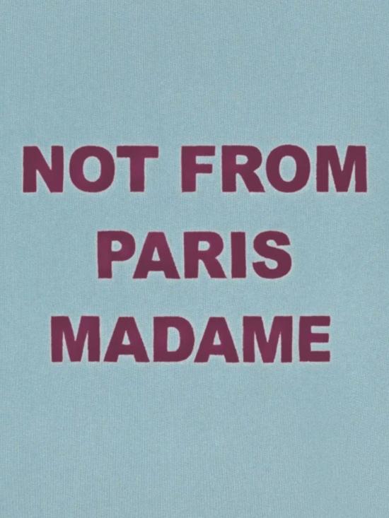 26SS 드롤드무슈 후드 티셔츠 KHO162CO127 ATBL Blue - DROLE DE MONSIEUR