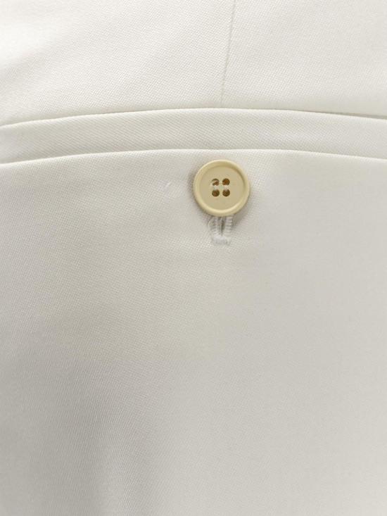 26SS 알렉산더 맥퀸 스트레이트 팬츠 858534QJAAC 9016 White - ALEXANDER MCQUEEN