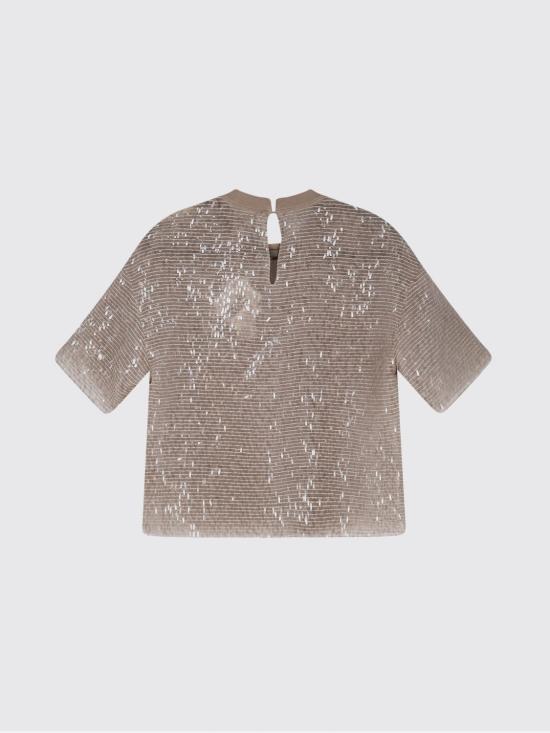 26SS 브루넬로 쿠치넬리 스웨터 MF940HW300 C4274 Silver - BRUNELLO CUCINELLI