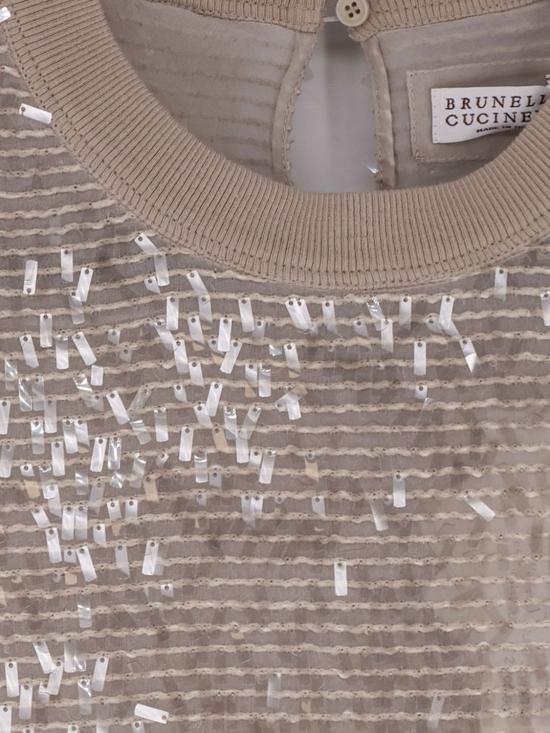 26SS 브루넬로 쿠치넬리 스웨터 MF940HW300 C4274 Silver - BRUNELLO CUCINELLI