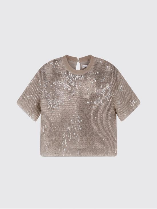 26SS 브루넬로 쿠치넬리 스웨터 MF940HW300 C4274 Silver - BRUNELLO CUCINELLI