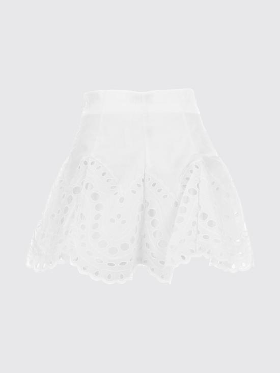 26SS 차로루이즈 미디 스커트 263400 White - CHARORUIZ