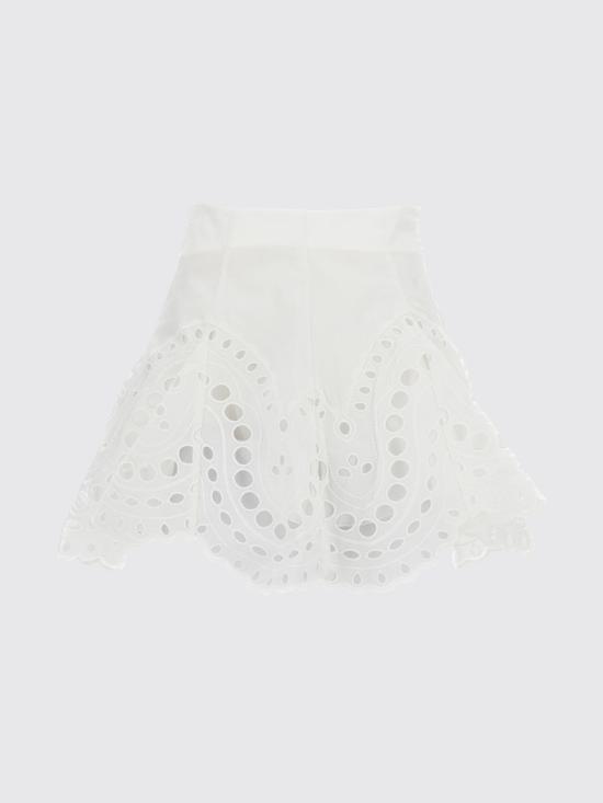 26SS 차로루이즈 미디 스커트 263400 White - CHARORUIZ