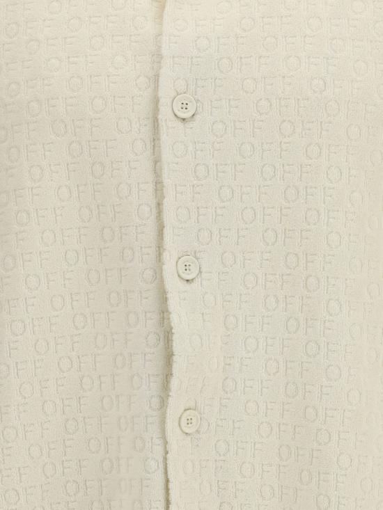 26SS 오프화이트 반팔 셔츠 44MGG013C9J0010 A00 Yellow Cream - OFF WHITE