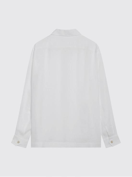 26SS 브루넬로 쿠치넬리 이지 핏 리넨 셔츠 MM6840618 C001 White - BRUNELLO CUCINELLI