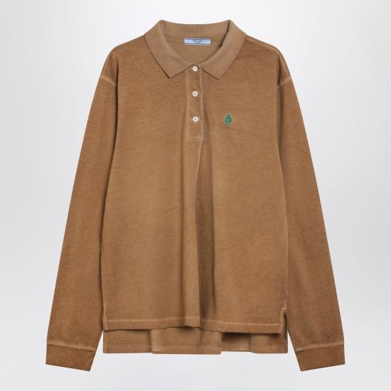 26SS 프라다 폴로 티셔츠 39669ROOO19OV Orange