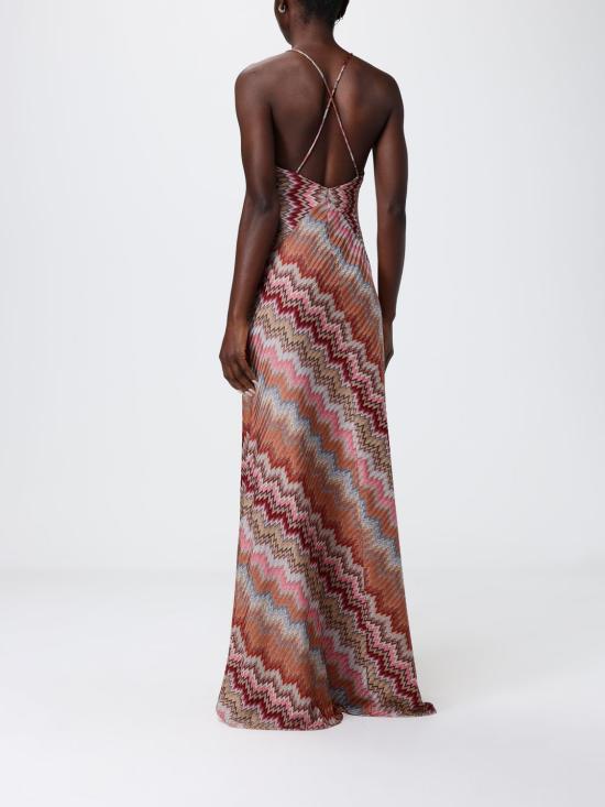 26SS 미소니 롱 원피스 DS26SG29BR014T SM9Y1 Rust - MISSONI