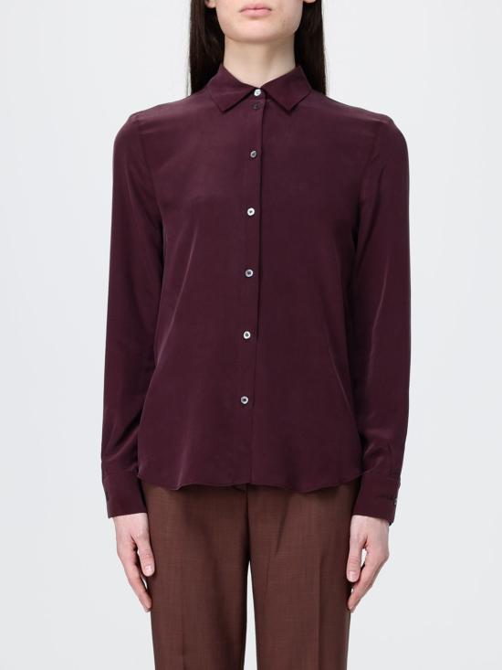 26SS 핑코 셔츠 105593A2T7 RR7 Burgundy