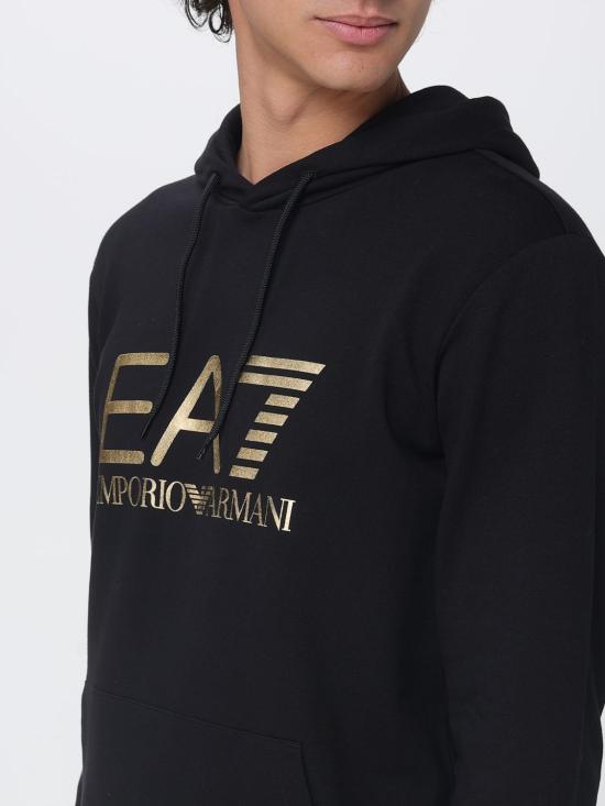 26SS 엠포리오 아르마니 후드 티셔츠 7M001413AF22266 MC004 Black 2 - EMPORIO ARMANI