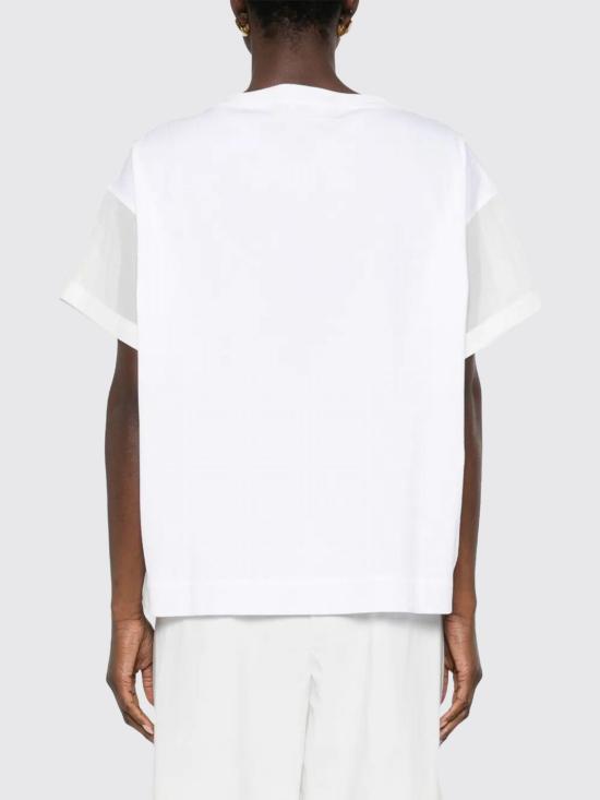 26SS 브루넬로 쿠치넬리 반팔 티셔츠 M0T81BX800 C6159 White - BRUNELLO CUCINELLI