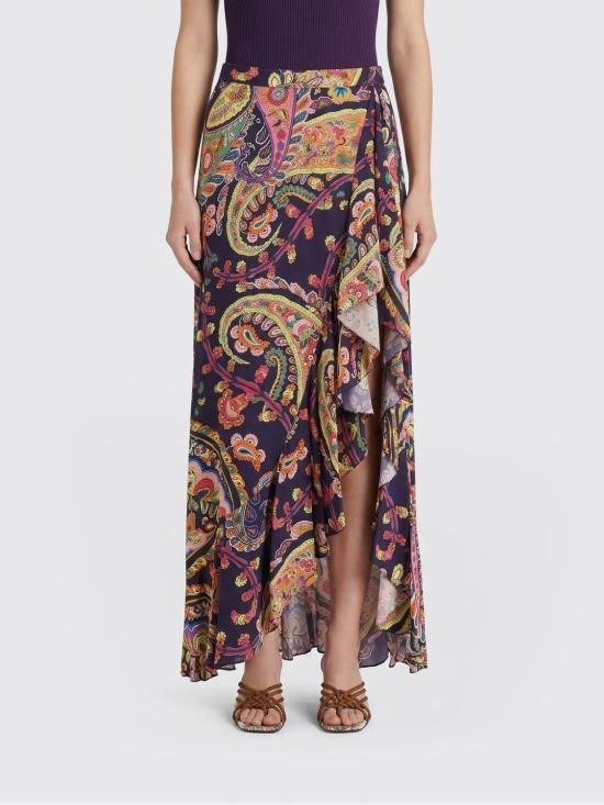 26SS 에트로 롱 스커트 WRFA017699SA4E4 X0884 Multicolor