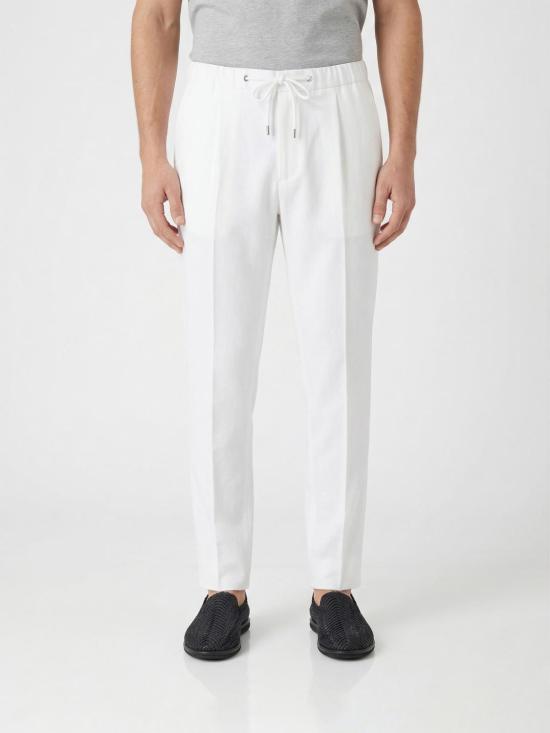 26SS 조르지오 아르마니 스트레이트 팬츠 GM001625TE10954 U0006 White