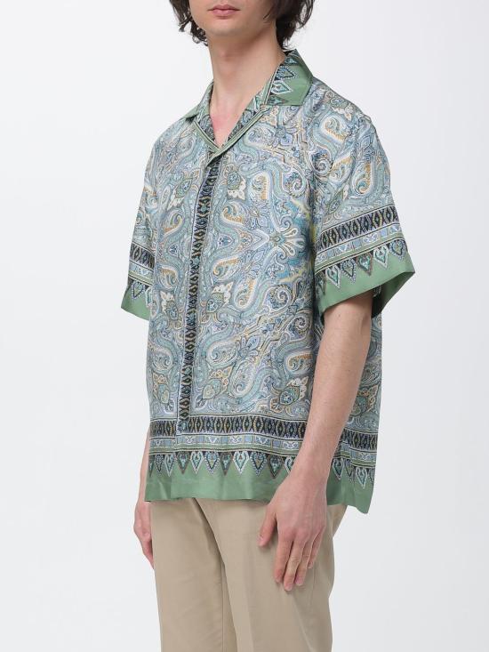 26SS 에트로 셔츠 MRIC001399SP1N8 X0890 Green - ETRO