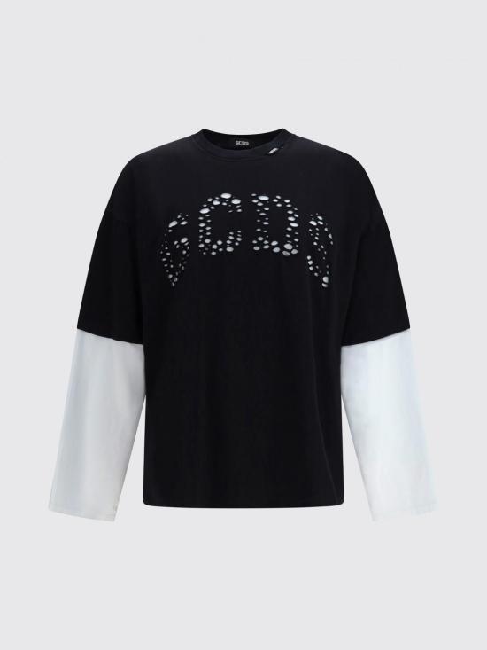 26SS 지씨디에스 반팔 티셔츠 C1MBQC077J080 999A Black - GCDS