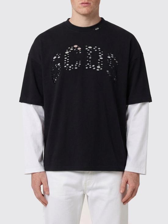 26SS 지씨디에스 반팔 티셔츠 C1MBQC077J080 999A Black
