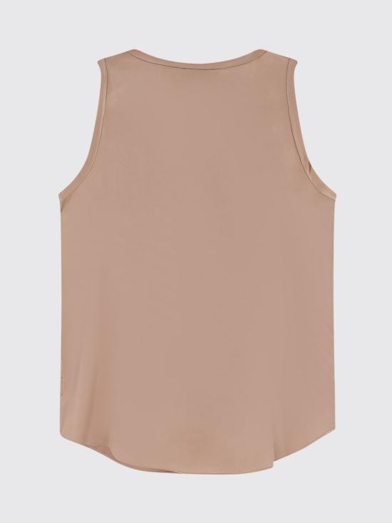 26SS 브루넬로 쿠치넬리 실크 탱크 탑 M0C59E0600 C9237 Bronze - BRUNELLO CUCINELLI