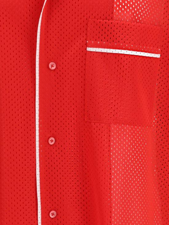 26SS 모스키노 반팔 셔츠 261ZZA02190247 1115 Red - MOSCHINO