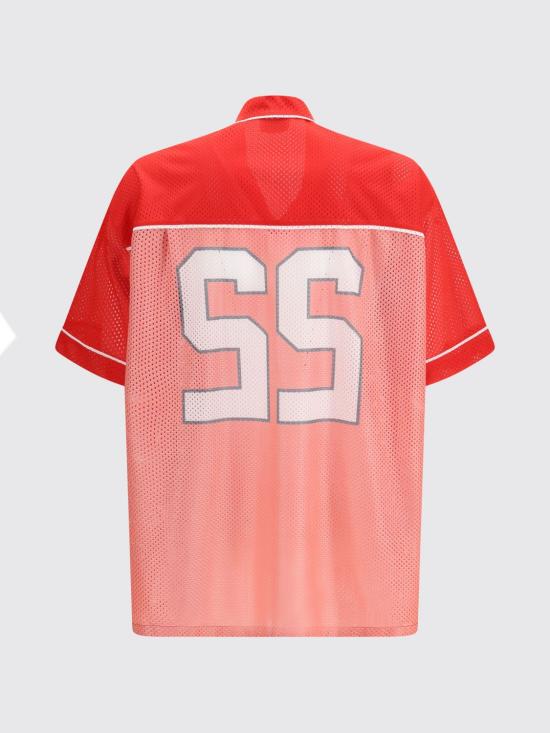 26SS 모스키노 반팔 셔츠 261ZZA02190247 1115 Red - MOSCHINO