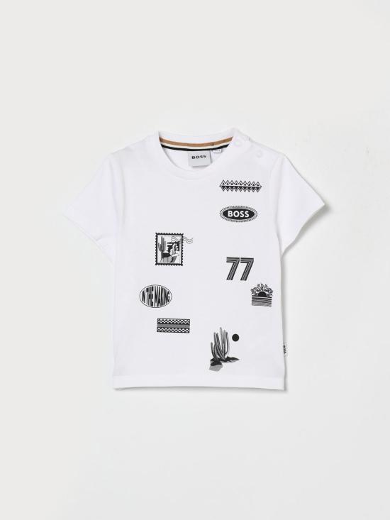 26SS [키즈] 보스 티셔츠 J52890 10P White