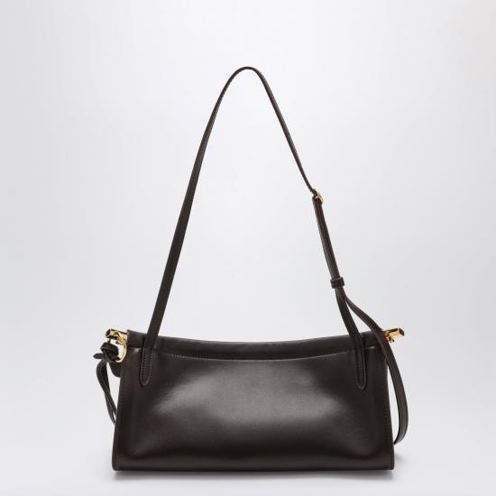 26SS 알라이아 르 클릭 이스트 웨스트 레더 스몰백 AA1S01426CA332LE Brown - ALAIA