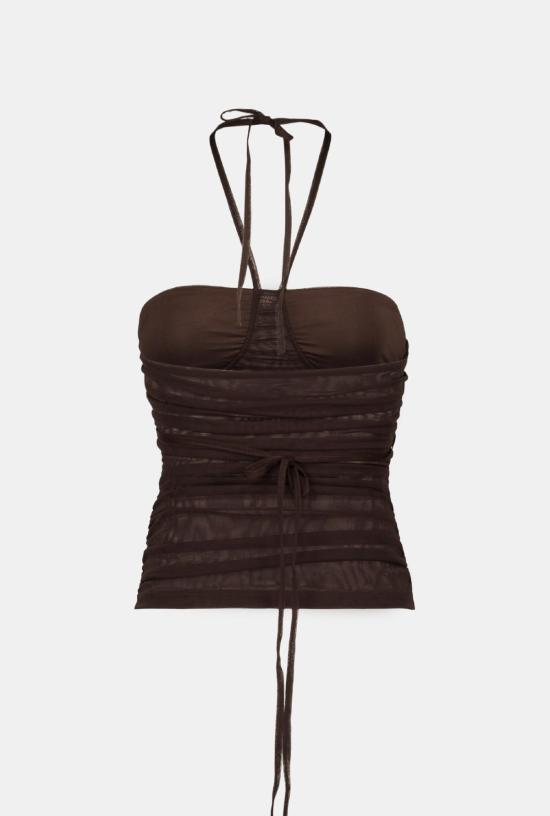  샘디 블라우스 사엠디 엘바 탑 - SAEMDI