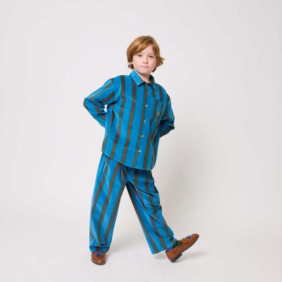  [키즈] 보보쇼즈 팬츠 키즈 보보 초세스 스트라이프 벨벳 치노 - BOBO CHOSES