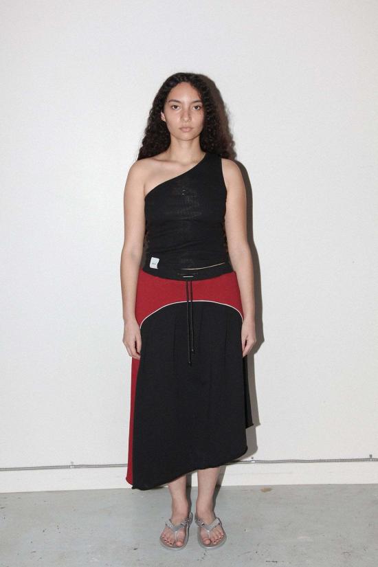  케이코 롱 스커트 Kk Co 오가닉 플리츠 - KKCO