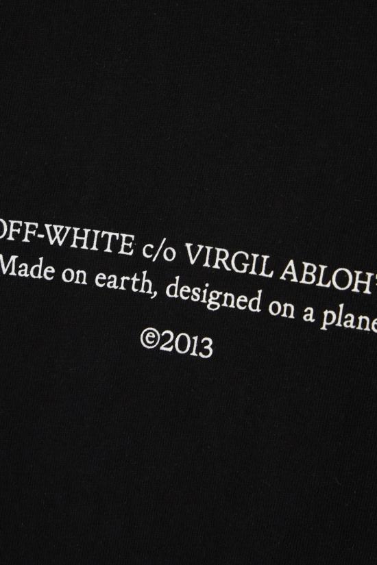 26SS 오프화이트 반팔 티셔츠 OMAA120S26JER007 0001 BLACK - OFF WHITE