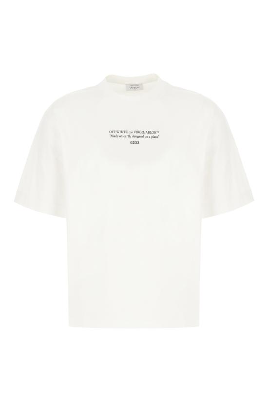 26SS 오프화이트 반팔 티셔츠 OMAA120S26JER007 1000 WHITE