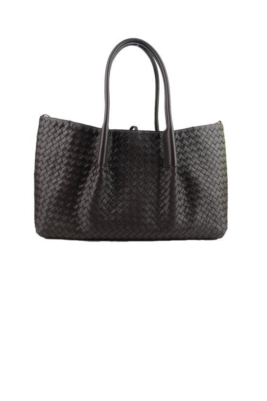 26SS 보테가베네타 라지 피나코테카 숄더백 817166V5AG1 2011 ESPRESSO ECRU