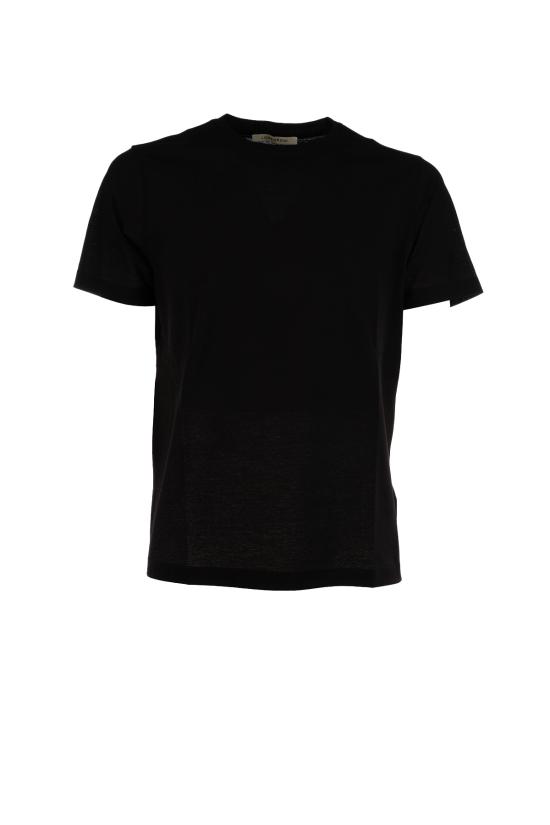 26SS 로렌조니 반팔 티셔츠 29061201L 100 BLACK