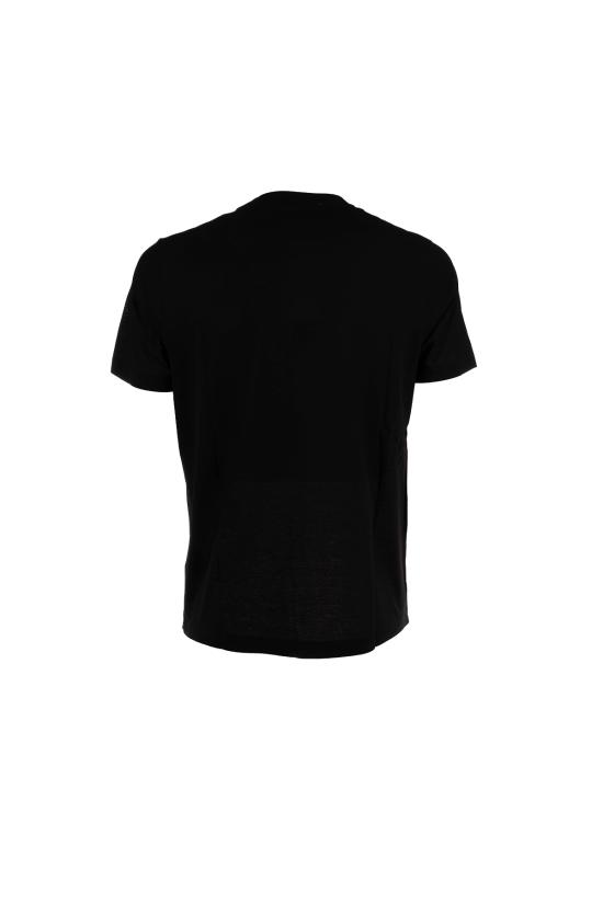 26SS 로렌조니 반팔 티셔츠 29061201L 100 BLACK - LORENZONI