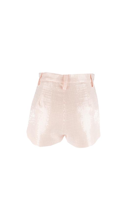 26SS 제니 숏팬츠 80AAD125N0729 439 LIGHT PAILLETTES SALMON - GENNY
