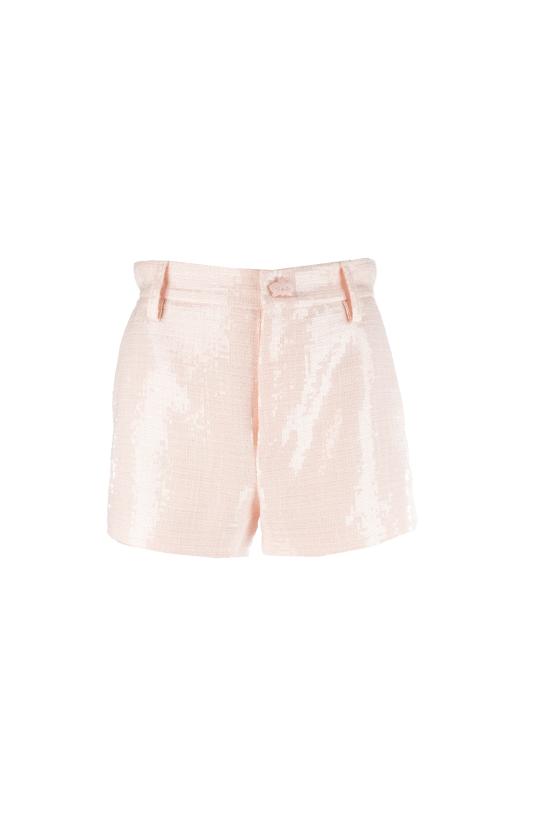 26SS 제니 숏팬츠 80AAD125N0729 439 LIGHT PAILLETTES SALMON