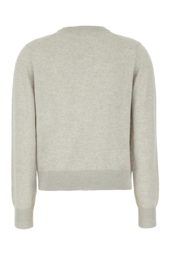 26SS 메종키츠네 베이비 폭스 메리노 레귤러 가디건 PW00502KT1181 H120 LIGHT GREY MELANGE - MAISON KITSUNE