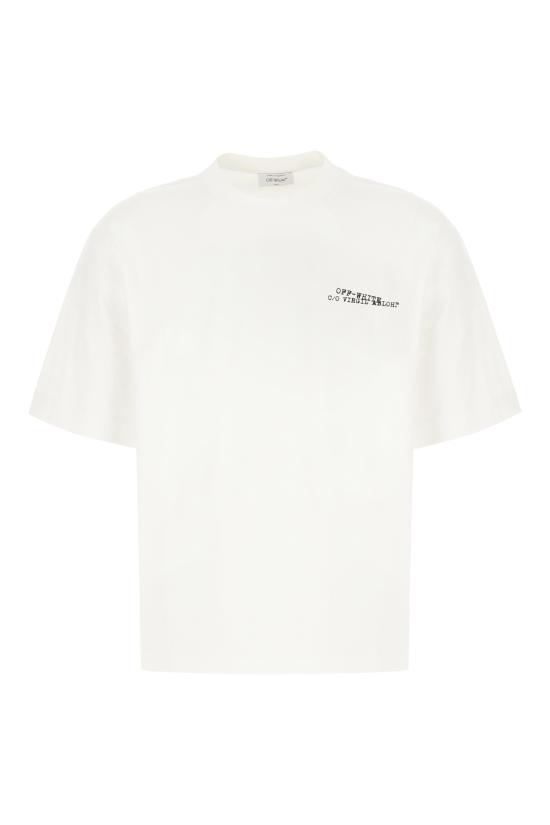 26SS 오프화이트 반팔 티셔츠 OMAA120S26JER00K 1000 WHITE