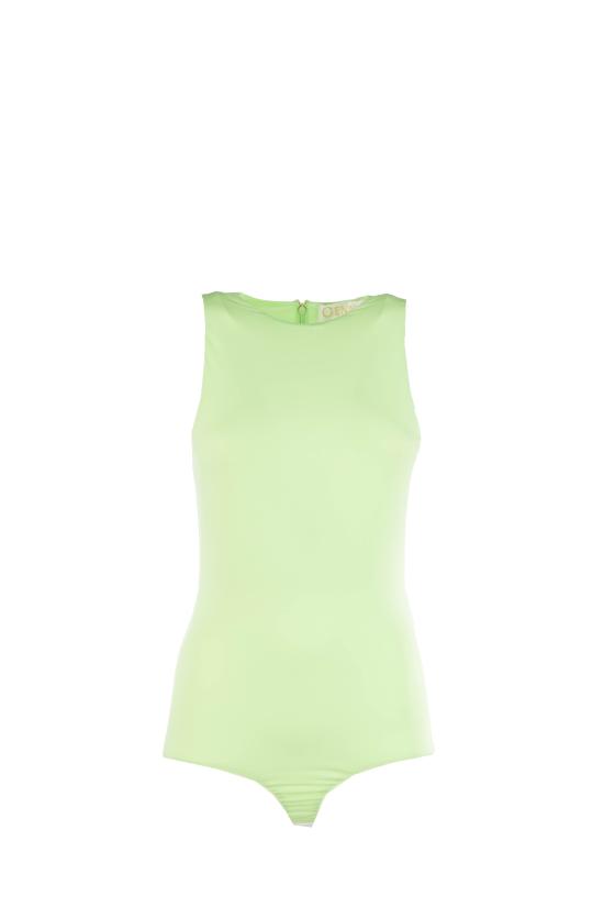 26SS 제니 바디수트 티셔츠 80AJMB96J0217 164 Verde