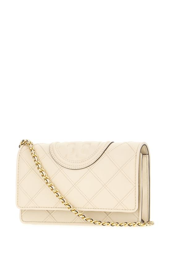26SS 토리버치 플래밍 소프트 체인 월렛 138853 251 LIGHT CREAM - TORY BURCH