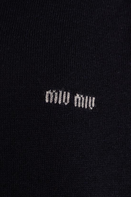 26SS 미우미우 스웨터 MML05J16WJ F0H9Q BLEU GRIGIO - MIU MIU