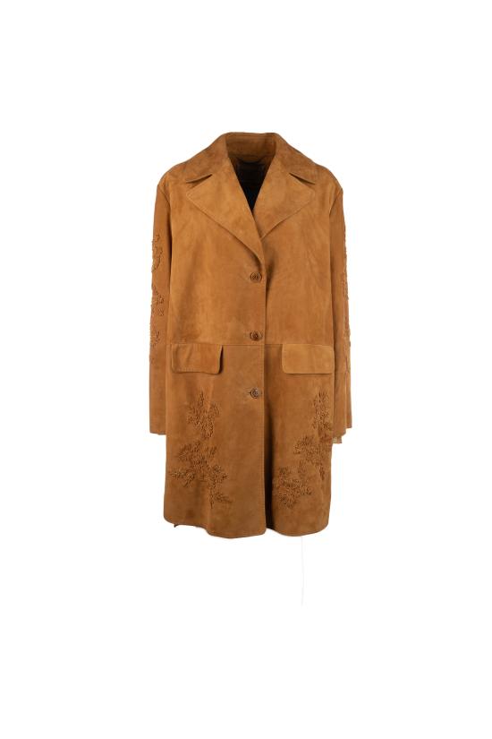 26SS 에르마노 설비노 가죽 자켓 D480D321RIFQ 71044 Naturale