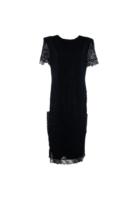 26SS 키아라보니 미디 원피스 ABCLATKALACEZPBS 227 DUSK BLUE