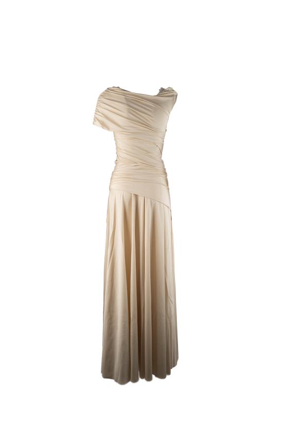 26SS 키아라보니 롱 원피스 ABLBECIAJJLBS 2880 MACADAMIA - CHIARA BONI