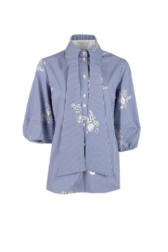 26SS 포스트 스크립텀 셔츠 CA7ZAFUPOP1 BLBC BLU BIANCO