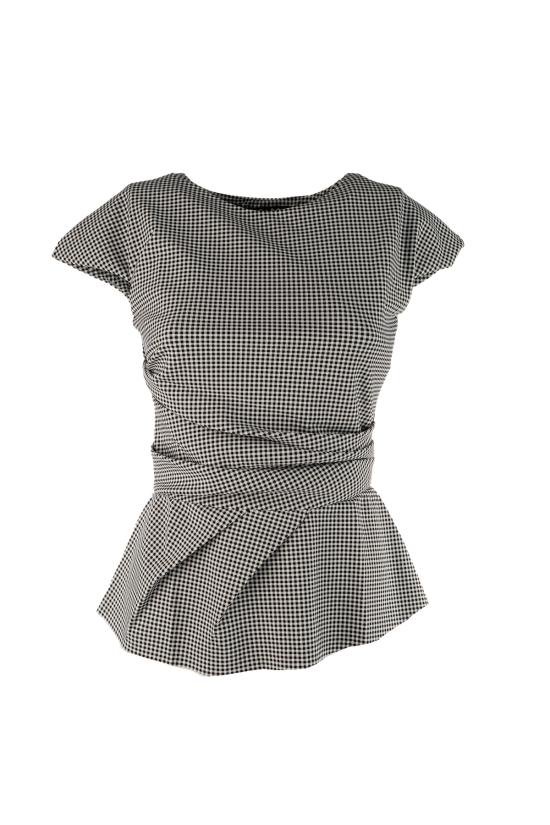 26SS 키아라보니 반팔 티셔츠 TOLISAISJEST STT732V1 BRIGITTE BLACK