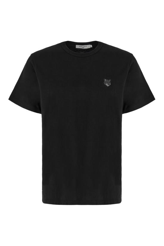 26SS 메종키츠네 폭스 헤드 컴포트 티셔츠 PM00108KJ7025 P199 BLACK