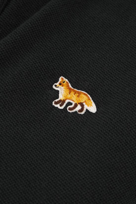 26SS 메종키츠네 베이비폭스 오버사이즈 폴로 티셔츠 OW00207KP0001 P199 BLACK - MAISON KITSUNE