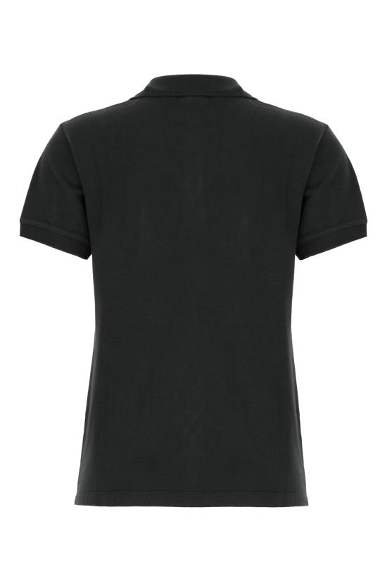 26SS 메종키츠네 베이비폭스 오버사이즈 폴로 티셔츠 OW00207KP0001 P199 BLACK - MAISON KITSUNE