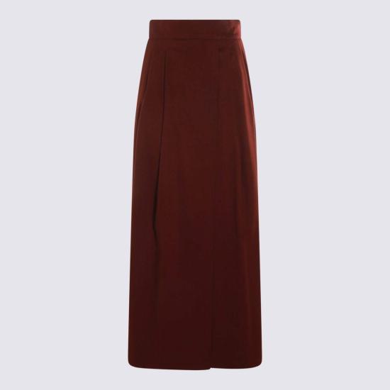  막스마라 롱 스커트 Max Mara Zattera  Ciliegia